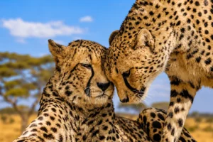 Cheetahs in Serengeti during a 10 day Tanzania Northern Circuit tour