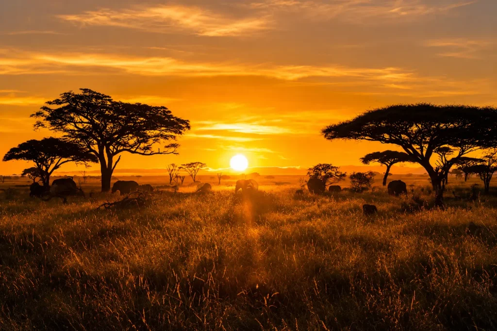 Scenic savanna view during a 10 day Tanzania Northern Circuit safari package