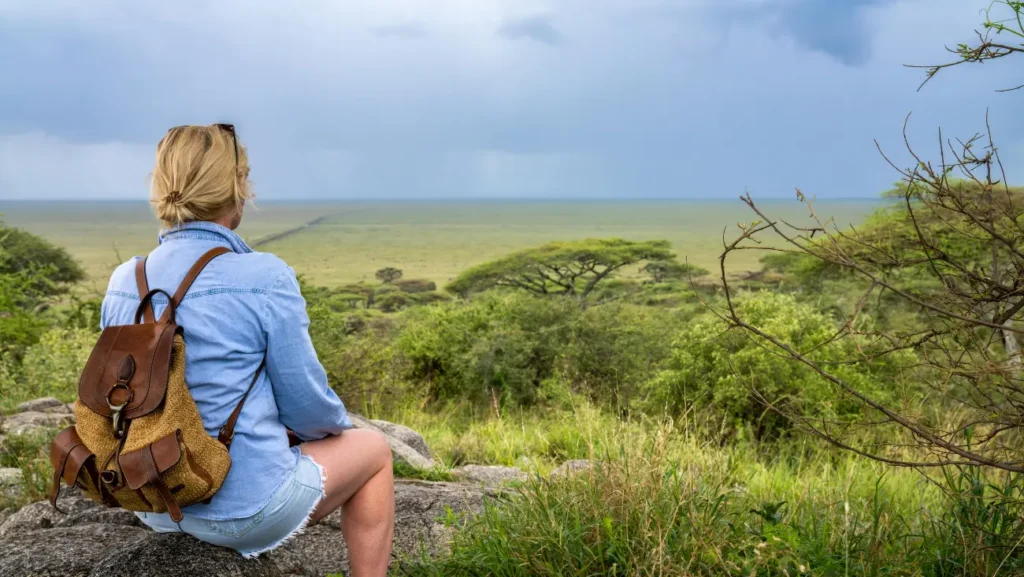 Tourists on Tanzania group safari and private safari experience